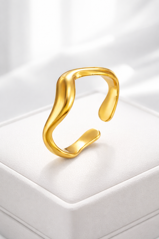 Wave Whisper Ring